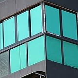 SUNDECK 窓用 ガラスフィルム 断熱 遮熱 エアコン対策 紫外線カット 飛散防止 住宅用 窓ステッ グリーン (幅1.52×長さ20ｍ)