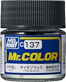 GSI クレオス(GSI Creos) GSIクレオス Mr.カラー タイヤブラック つや消し 10ml 模型用塗料 C137