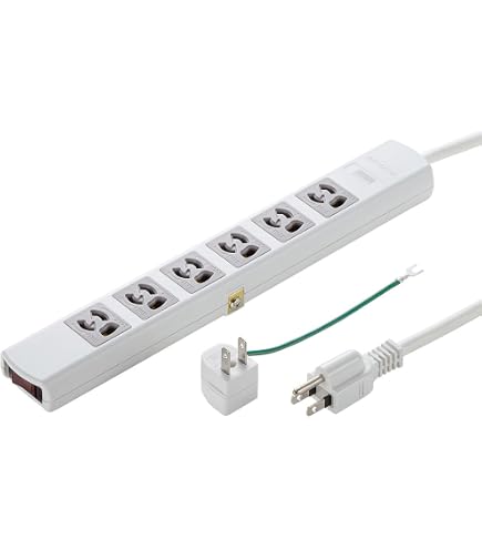 Amazon.co.jp: サンワサプライ 雷ガードタップ 3P・6個口 3m TAP