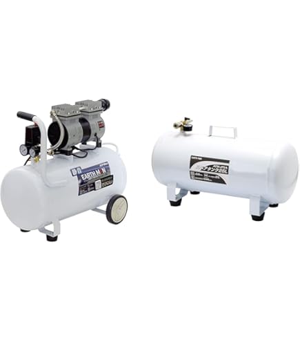 新品同様 エアコンプレッサー 25L ACP-25SLA + 周辺機器 引き取り限定