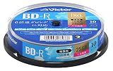 ビクター(Victor) 1回録画用 BD-R VBR130RP10SJ1 (片面1層/1-6倍速/10枚) ホワイト