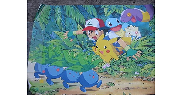 Amazon Co Jp ポケモンポスター 5 ピカチュウ サトシ トゲピー ゼニガメ ホビー 通販