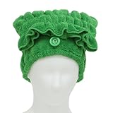 minimynimo home マイクロファイバーヘアドライターバン SAPGREEN