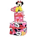 BabyBeans(ベビービーンズ) ディズニー Disney ミニーおむつケーキ 2段 パンパース Sサイズ ミニー 女の子向け