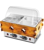 Amazon｜遠藤商事 業務用 丸型おでん鍋 (木蓋付) 大 IH対応 本体21-0