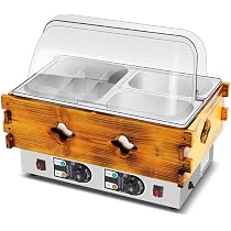 Amazon｜おでん鍋 ステンレス 電気おでん鍋 0-300℃温度調節可能 20 L大