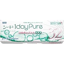 Amazon | 【32枚入り 1箱】SEED社製国産 1dayコンタクトレンズ WAVE