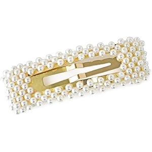 [ジュエルボックス] JewelVOX ヘアアクセサリー パール 大き目 ビッグサイズ パッチン留め クリップ ヘアピン