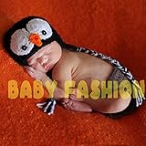 ハンドメイド 0-6ヶ月 撮影写真 ベビー 幼児 編む 耳あて フクロウ 帽子+パンツ 0-6ヶ月に合う 【1点】
