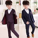 子供スーツ　4点セット フォーマル 子供発表会入学式 スーツ 子供スーツ こどもスーツキッズ　子供服フォーマルスーツ 子供スーツ 男の子スーツ キッズ ジュニア　紳士服　七五三 子供スーツベビースーツ