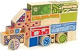 Hape Eco-Blocks Kid's Bamboo Stacking Toy [並行輸入品]
