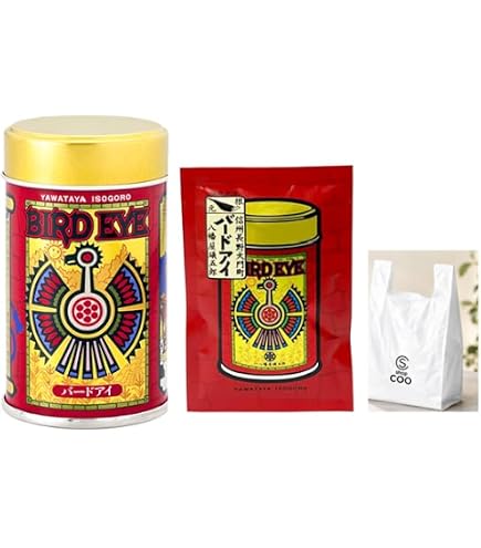 Amazon | 一味唐辛子 BIRD EYE （バードアイ） 12g缶＋詰替8g×1袋 八幡