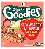 Organix Goodies Organic Strawberry & Apple Soft Oaty Bars 6 x 30g (Pack of 2) - Organixは6×30グラムの有機イチ