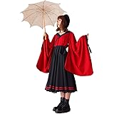 Amazon Favoriteオリジナル ホワイト 大正ロマン袴風レトロ花柄ワンピース ワンピース チュニック 通販