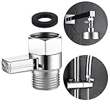 CIENCIA g1 / 2 "真鍮クロームシャワーヘッドシャットオフバルブソリッド真鍮with Shortスイッチ AV016C AV016C