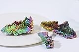 Sugarello ビスマス標本 金属標本 ビスマス結晶 鉱物標本 ビスマス (原子番号83) 結晶 ミニ鉱物 人工結晶 鉱石 パワーストーン 標本 岩石 (20g・30g・50g)
