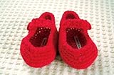 bebe couture(ベベクチュールベビー用品専門店)ストラップベビーシューズ赤９ｃｍ国内生産コットン100％