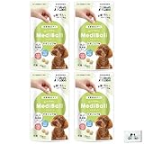 メディボール 犬用 ヤギミルク【4袋セット】15個入 犬 薬 飲ませる おやつ 投薬 投薬補助 ピルポケット 全犬種 全年齢 ＋DoubleUロゴティッシュ