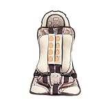 Iiomise チャイルドシールド 1歳～6歳 幼児用 学童用 自動車用簡易式 チャイルドシート 子供キッズ携帯式  ベビーチェア ジュニアシート (カーキ)