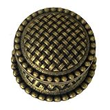 Emenee EE-LU1263-AGB Medici Basket Weave Cabinet Knob by Emenee