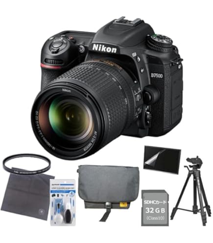 Amazon | ニコン デジタル一眼レフカメラ D7500 レンズキット＆SD