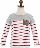 (チャンピオン)Champion 男の子 80-100cm ミニ裏毛 長袖Tシャツ カットソー【cb8636】 95cm レッド
