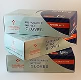 Nitrile Gloves by PREMIUM Disposable Products | 1000 count case Powder Free Latex Free | Household /