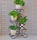 ZENGAI ヨーロッパ人 フラワースタンド 多層 バルコニー 金属 鉢植え ディスプレイスタンド フラワースタンド ( サイズ さいず : 3#-50*82cm )