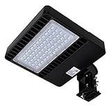LEDwholesalers 150W LED Parking Lot Low Profile Shoebox Area Security Light, ETL-Listed & DLC-Qualfi
