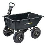 ゴリラカート　ヘビーデューティーダンプカート（台車）　ブラック