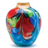 Gifts & Decor Floral Fantasia Beautiful Art Glass Vase by Gifts & Decor