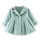 (プタス)Putars ベビー服 子供服 コート トレンチコート 女の子 うさぎ柄 三色 秋服 可愛い 記念日 プレゼント 6ヶ月-3歳