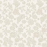 Warner BRL980314 Stria Storm Floral Toss Wallpaper, Yellow [並行輸入品]