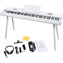 Amazon | Carina 電子ピアノ 88鍵盤 キーボード 木製 一体型