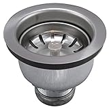 Keeney 1434SS Deep Cup Sink Strainer with Power Ball Basket, Stainless Steel [並行輸入品]