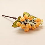 mioim 造花 枯れない花 誕生日 母の日 母の日ギフト 記念日 バレンタインデー 昇進 転居など最適のプレゼント (イエロー)