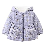 (プタス)Putars ベビー服 子供服 コート 女の子 総柄 チェック柄 三色 裏起毛 厚手 防寒 冬 可愛い 記念日 プレゼント 12ヶ月-4歳
