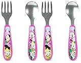 The First Years Disney Easy Grasp Flatware - Minnie/Mickey - 2 Sets by The First Years
