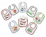 BABY BIBS Boys Girls DAYS OF THE WEEK Terry Waterproof back 10 designs (Boys Mixed) by Rockabye