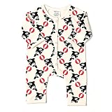 SoftBaby 100 % Organic Cotton Long Romper – Orca