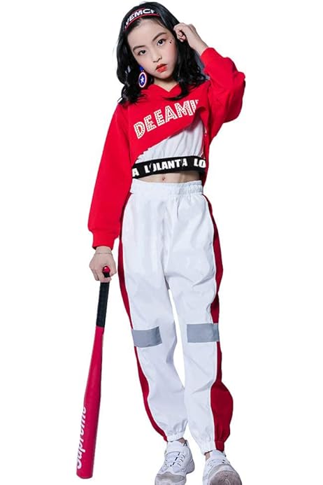 Amazon | [LOLANTA] 子供服 女の子 セットアップ 長袖 ヒップホップ 