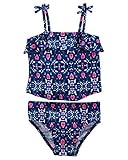 OshKosh B ' goshベビー女の子Printed Ruffle Tankini カラー: マルチカラー