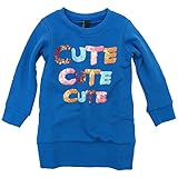 MANIS(マニス) 裏毛cuteスパンコールチュニックワンピース L 120cm /ブルー NO.R-O-14543