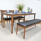 ダイニングテーブルセット 幅165 ダイニング5点セット 6人用 ウォルナット無垢 北欧 食卓セット ASA-262-F