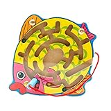 【ノーブランド品】木製　パズル　マグネット　ビーズ　スロット　迷路　ボードゲーム　磁気　ペン　ラビリンス　おもちゃ　子供　ギフト　全4タイプ　 - #3