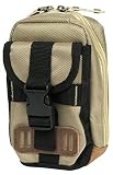 SK11 ツールポーチ 幅110×高さ170×奥行70mm カラビナ付 ベージュ SWT019-3