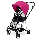 【正規代理店取扱商品】サイベックス CYBEX 両対面ベビーカー MIOS ミオス (生後1ヶ月~4歳頃まで)キャノピー&ヘッドクッションセット【ミスティックピンク】×クロームフレーム