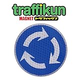 【大蔵製作所】道路標識マグネトラフィックン ステッカー「規制標識」・ラウンドアバウト