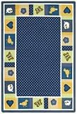 Joy Carpets Kid Essentials Infants & Toddlers Oval Seeing Spots Rug, Bold, 7'8" x 10'9" [並行輸入品]