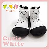 アティパス attipas ベビーシューズ キューティー ホワイト XLサイズ（13.5cm） Cutie